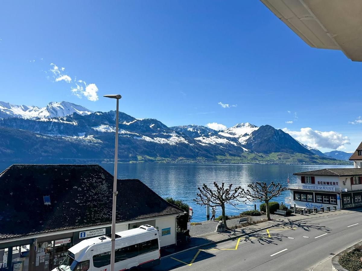 Seehotel Riviera At Lake Lucerne Gersau Esterno foto