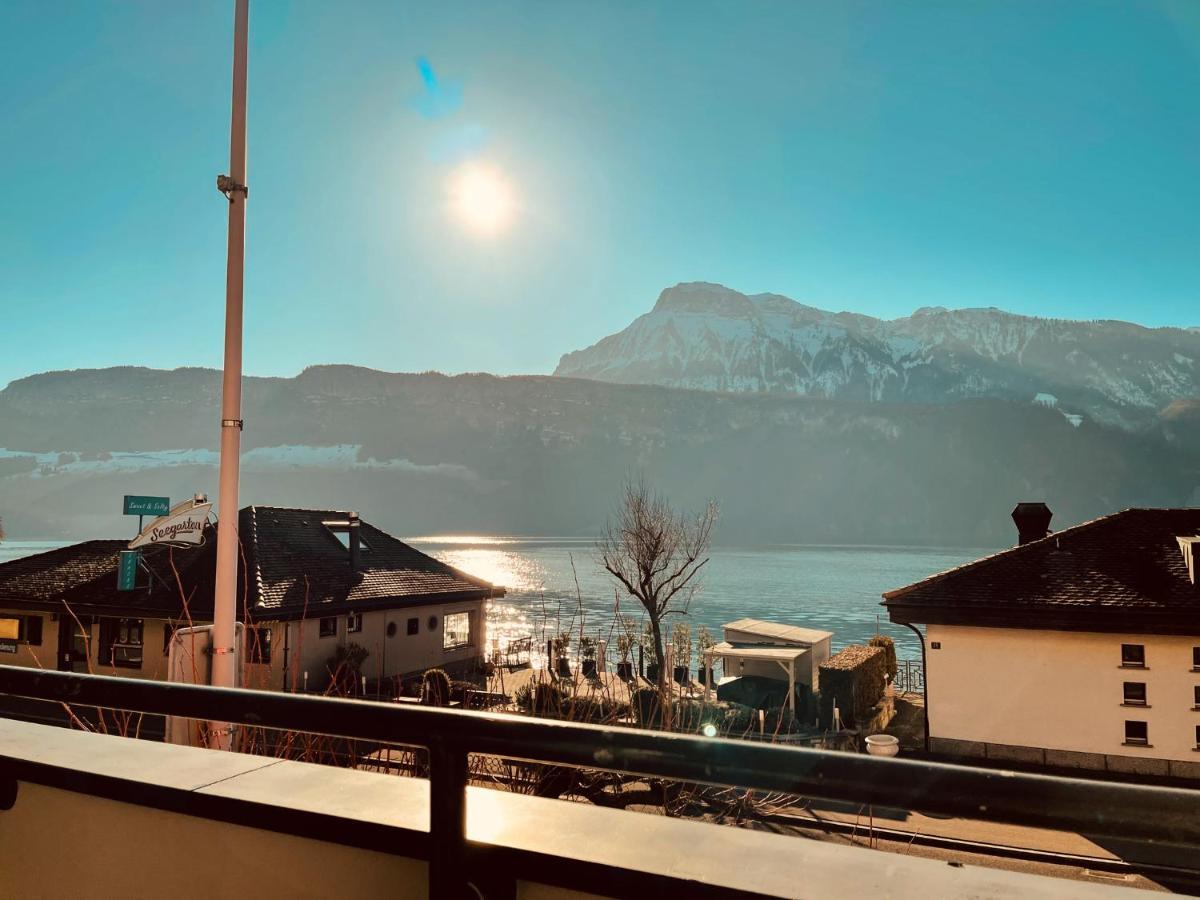 Seehotel Riviera At Lake Lucerne Gersau Esterno foto